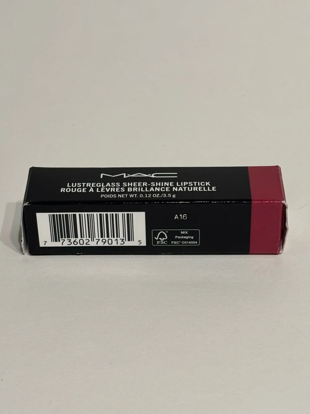 MAC Lustreglass Sheer-Shine Lipstick Shade 548 Beam There, Done That New in Box